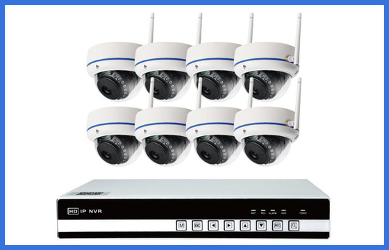 실내 돔 가정/상점 Onvif를 위한 무선 IP CCTV 사진기 장비 8PCS